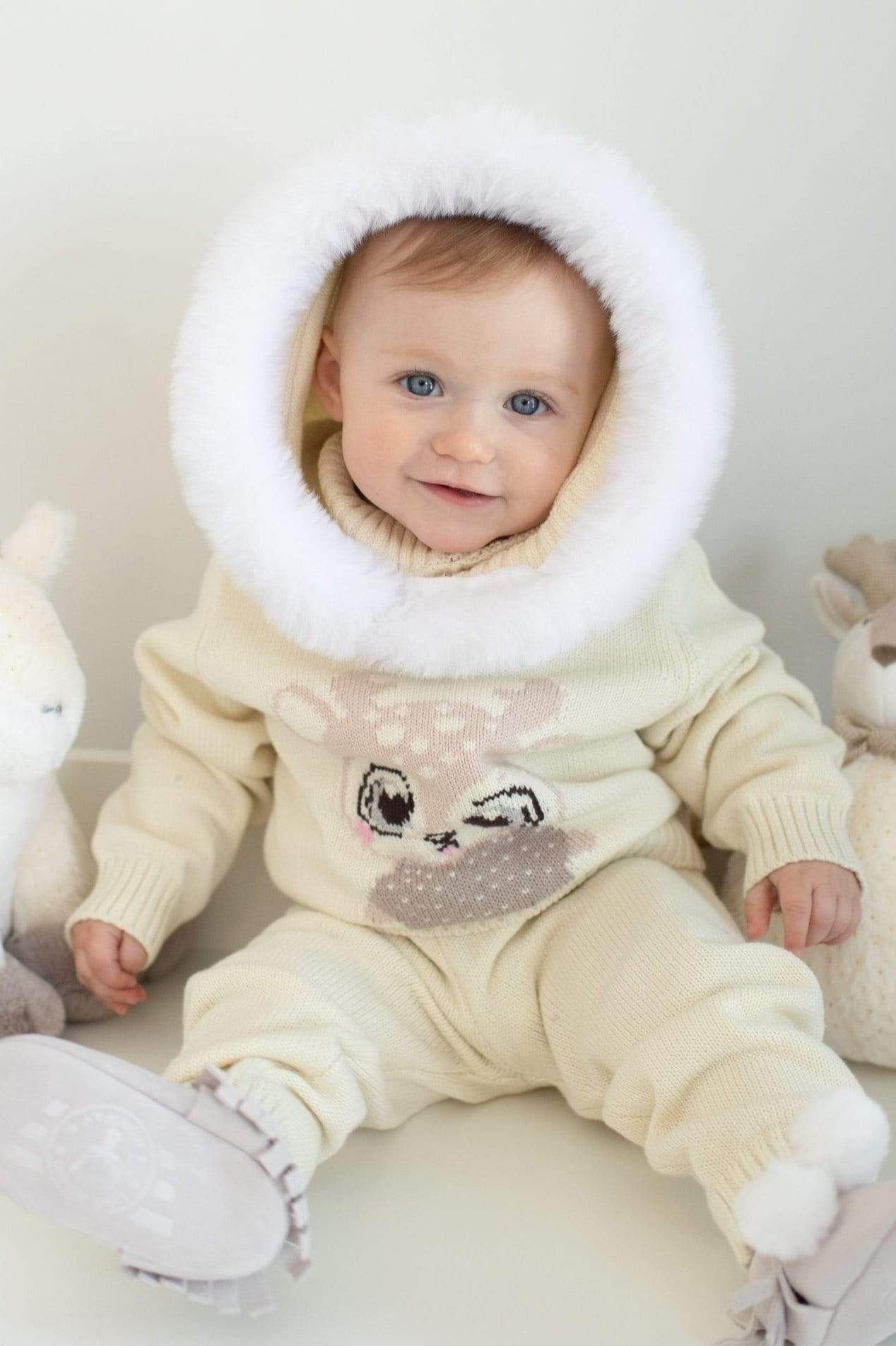 Bebé Biagio Hodeplagg Vita - Hette - Blå