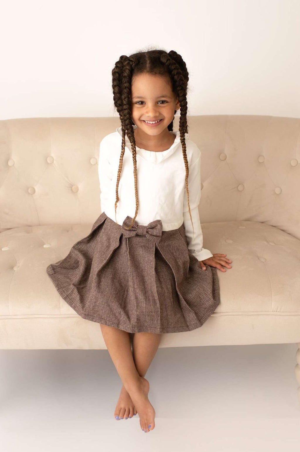 Bebé Biagio Kjole Emily - Tweed kjole