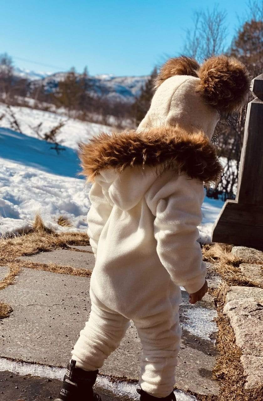 Bebé Biagio Norge Biagio - Fleecedress baby Offwhite