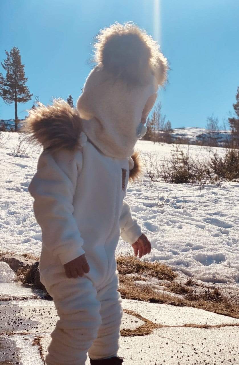 Bebé Biagio Norge Fleecedress baby Offwhite