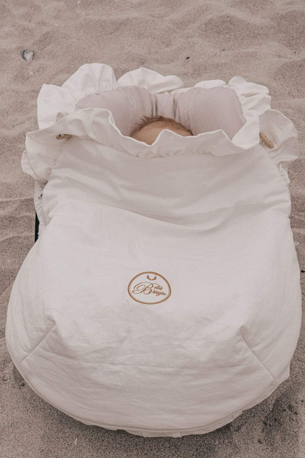 Bebé Biagio Sovepose Hvit / 0-1År / Uni Kaiser - Baby Bilsete Sovepose